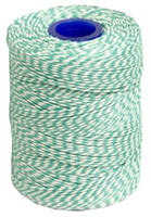 Rayon Twine Green/White 500mtrs Plus