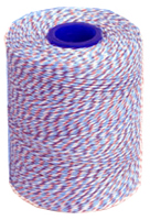 Rayon Twine Red/White/Blue 500mtrs Plus