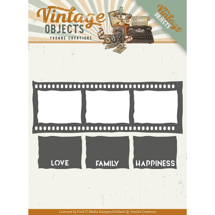 Yvonne Creations Vintage Objects Cutting Die - Endless Film Strip