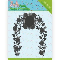 Yvonne Creations Funky Nanna's Cutting Die - Floral Arch