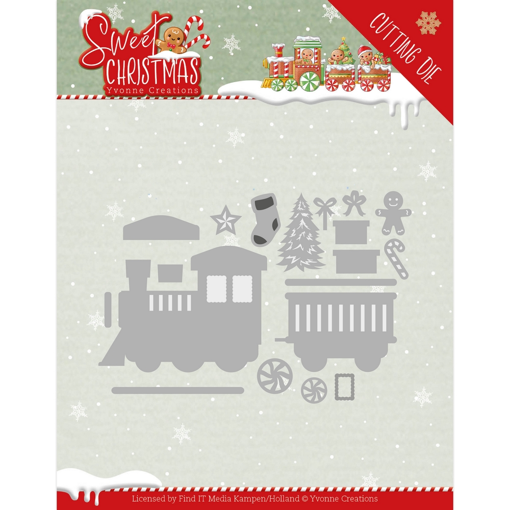 Yvonne Creations Sweet Christmas Cutting Dies - Sweet Christmas Train