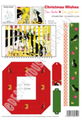 Design House Double Take Papers - Christmas Wishes 'Deco Baubles & Deco Holly Vase'