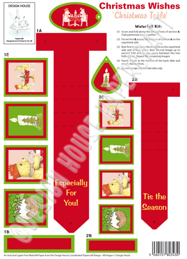 Design House Waterfall Kit - Christmas Wishes 'Christmas Table'